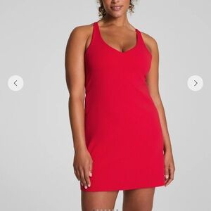 SPANX Get Moving Bold Red Athletic Dress